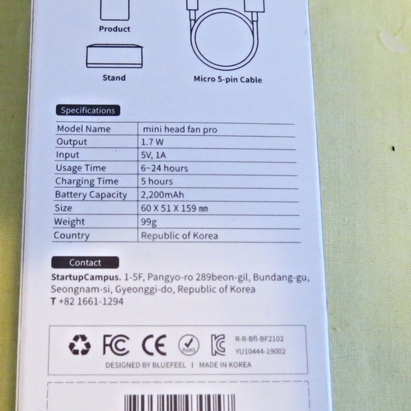 NEW Mini Hand Held USB Fan - Picture 3 of 3